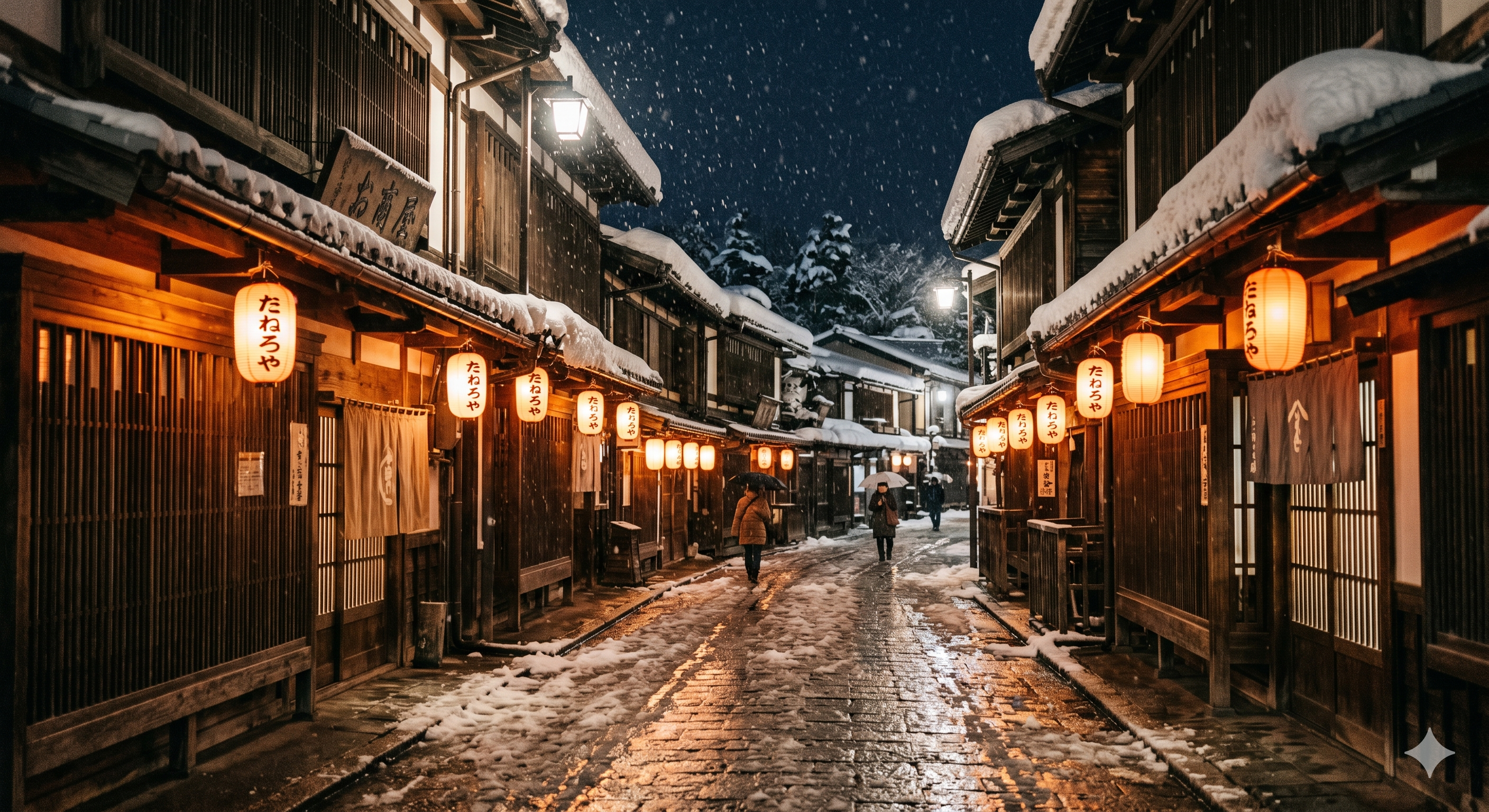 長野の雪景色
